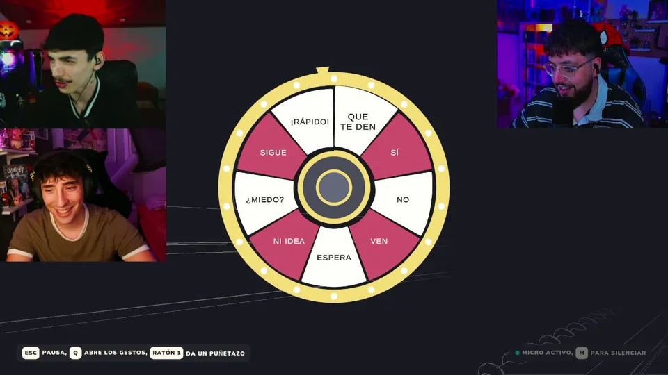 Ruleta de respuestas con NI IDEA en Dude, Trust Me